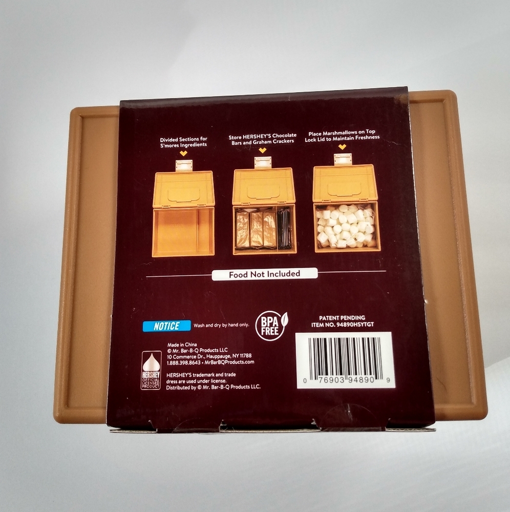 Brand New Hershey's Chocolate Deluxe S'mores Caddy Fall Campfire Fun #2 - Picture 4 of 6